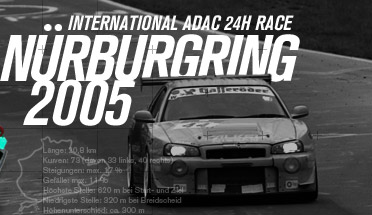 INTERNATIONAL ADAC 24H RACE NURBURGRING 2005