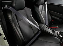 Gray seatbelts (same as Version NISMO)