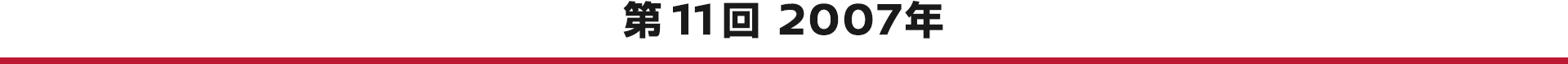 第11回 2007年