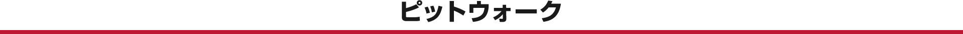ピットウォーク