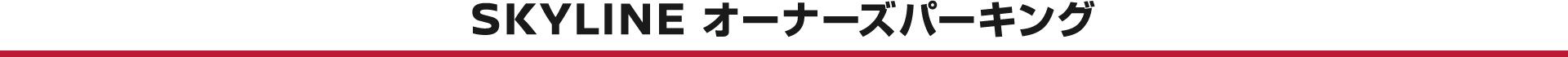 SKYLINE オーナーズパーキング