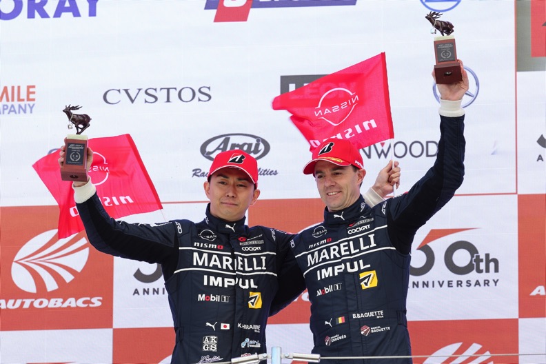 SUPER GT第5戦鈴鹿、#12 MARELLI IMPUL Zが3位表彰台を獲得