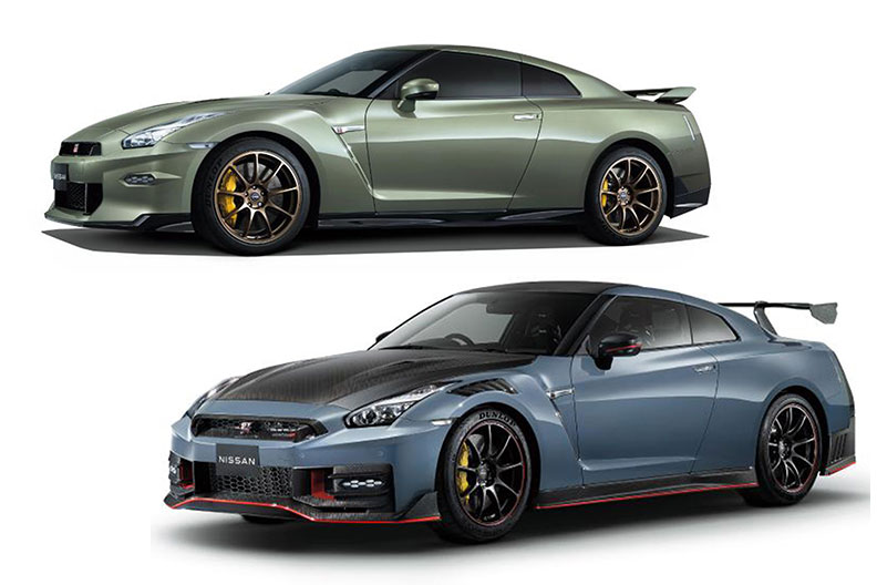 NISSAN GT-R Premium edition T-specとNISSAN GT-R NISMOのスタイリング画像