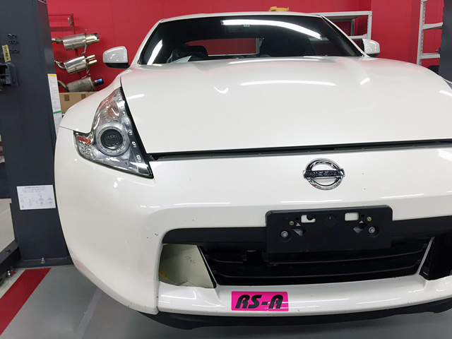 Z34 ATのクーリング強化 〜 ワンオフ エアダクト製作