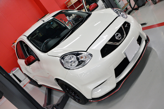 マーチNISMO S にパーツ装着 〜 クイックシフトなどなど
