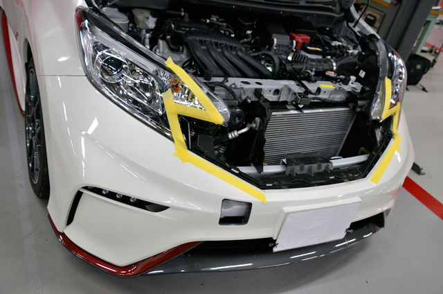 マーチNISMO S&ノートNISMO S 〜 車高調&牽引フック投入