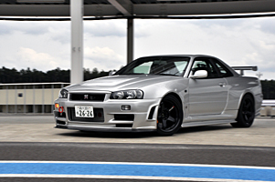 「BNR34 + R35純正ブレーキ」当主チェック