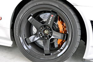 「BNR34 + R35純正ブレーキ」当主チェック