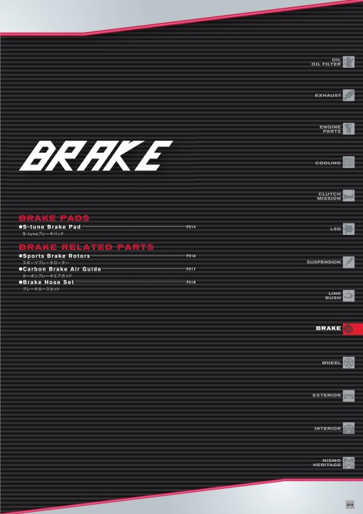 NISMO PARTS CATALOGUE 2019