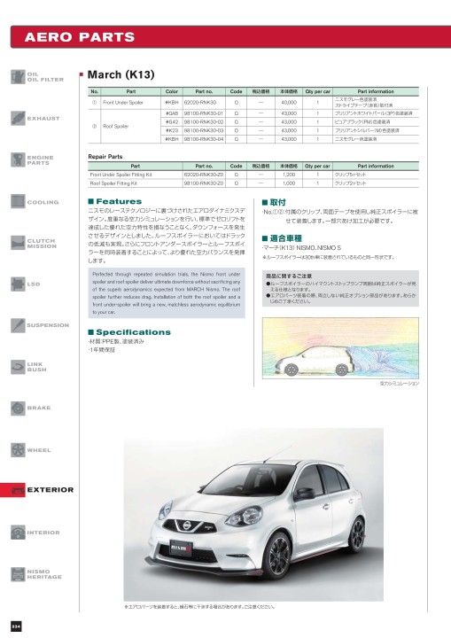 Nismo Parts Catalogue 19