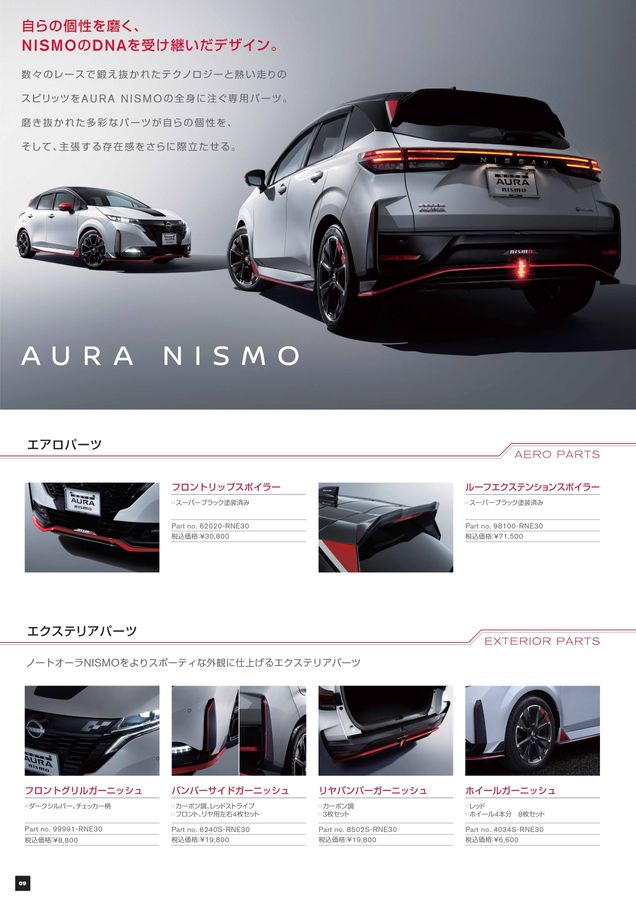 NISMO PARTS CATALOGUE 2023