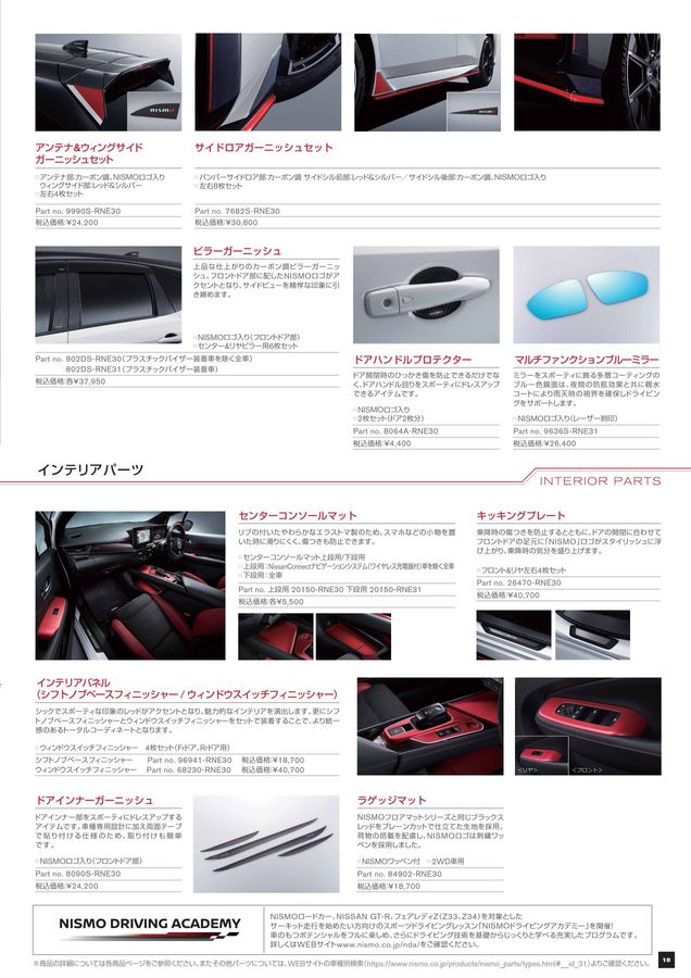 NISMO PARTS CATALOGUE 2023