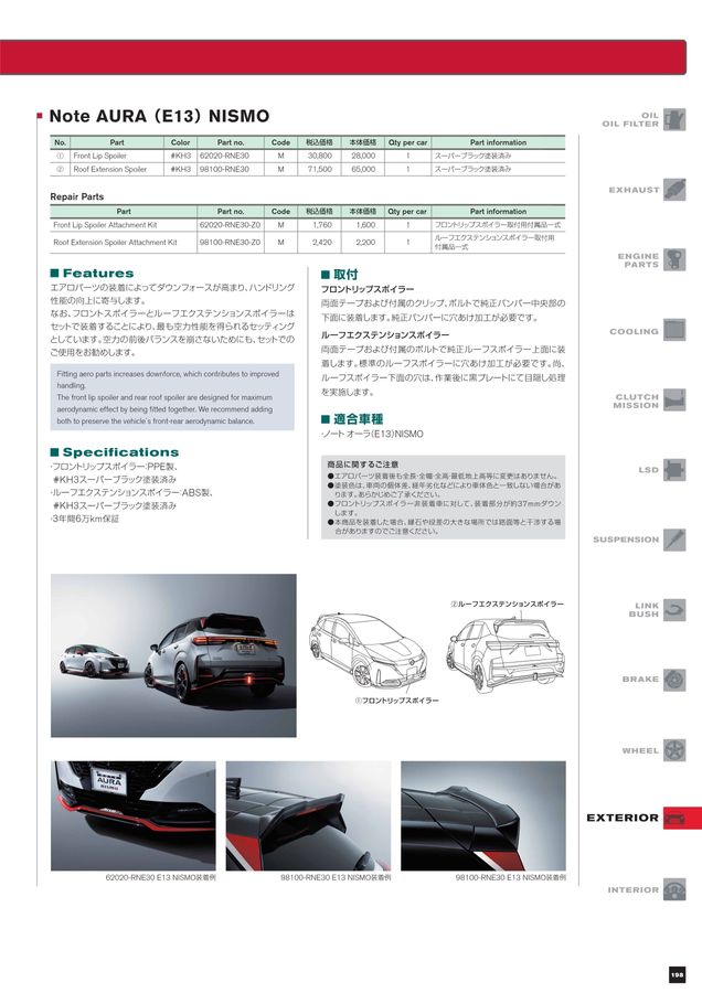 NISMO PARTS CATALOGUE 2023