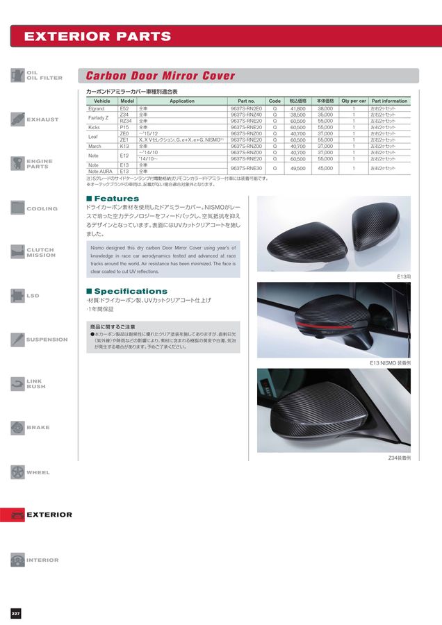 NISMO PARTS CATALOGUE 2023