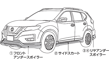 日産 エクストレイル T31 ディーラーオプションフォグランプ