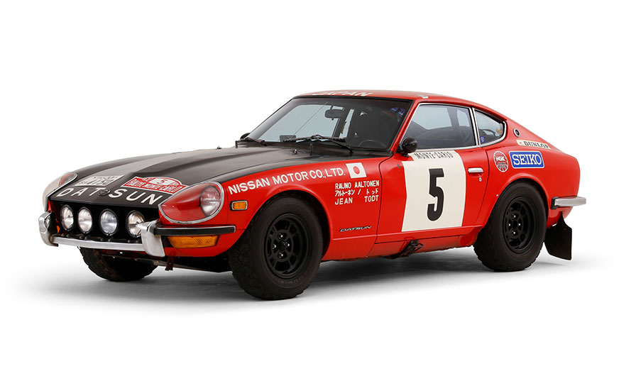 ダットサン240Z 1972年 第41回モンテカルロラリー総合3位