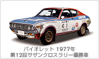 バイオレット 1977年 第12回サザンクロスラリー総合優勝車